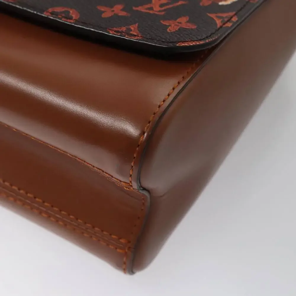 LOUIS VUITTON Catgram Sack Twist MM Shoulder Bag Marron M44408